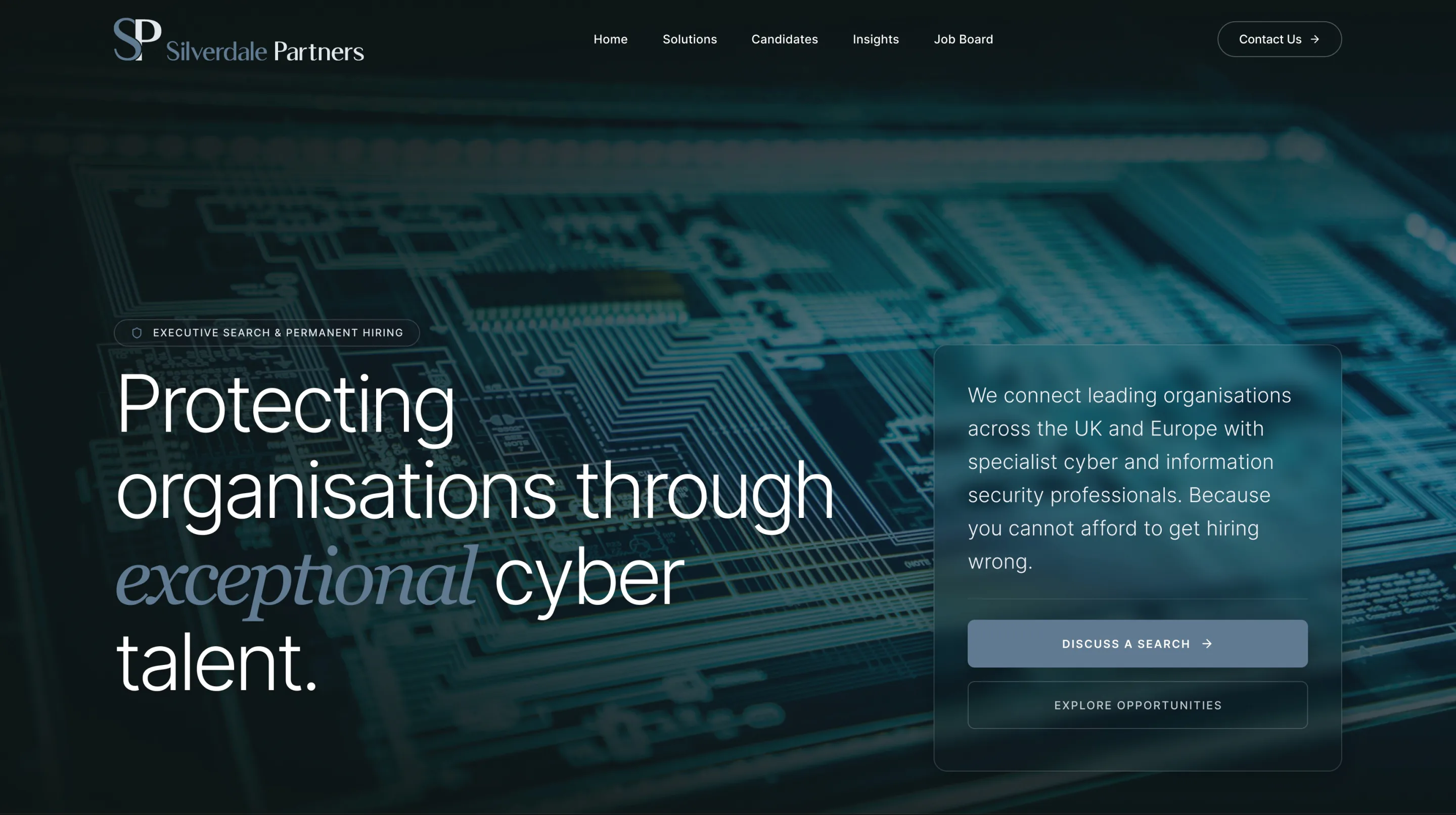 Silverdale Partners website preview