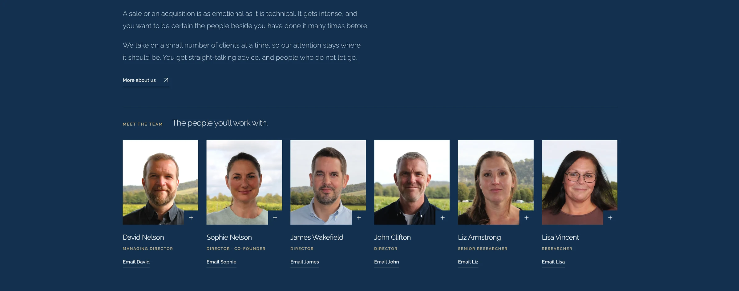 Leith M&A director-led team